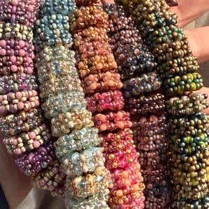 New 2025 Bead Kit for Gail's Famous and Addictive Beaded Bead - includes tutorial, needles, thread and enough beads to make 27 beads!