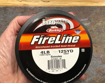 Fireline Smoke color 4 lb. 125 yard spool