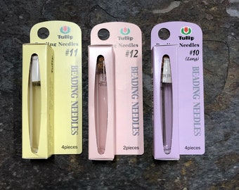 Tulip Assorted beading needles Needlepoint embroidery beading jewelry making Tulip Assorted beading needles Needlepoint embroidery beading jewelry making
