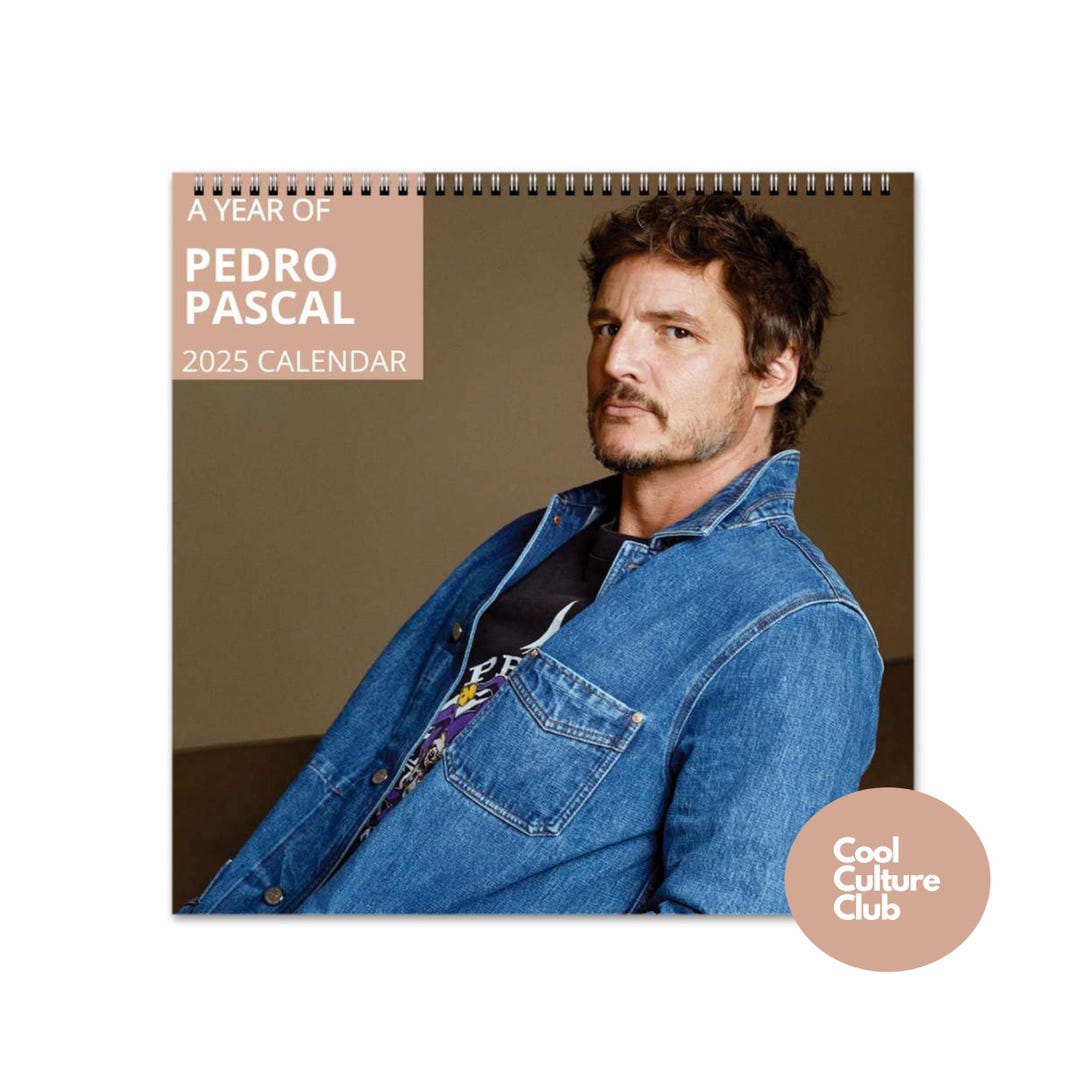 Pedro Pascal Calendar Vol.1 2025 Calendar, Wall Calendar 2025
