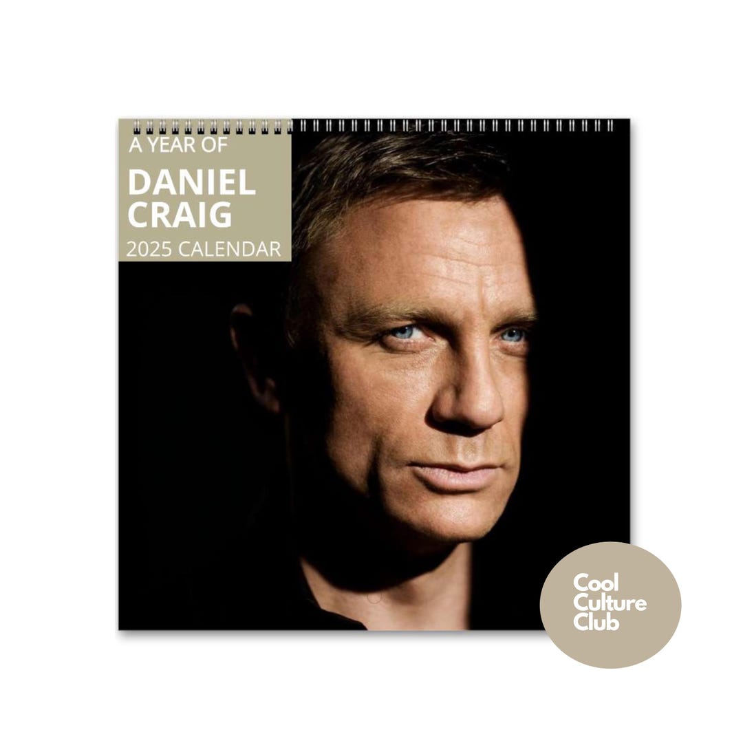 Daniel Craig Calendar Vol.1 2025 Calendar, Wall Calendar 2025