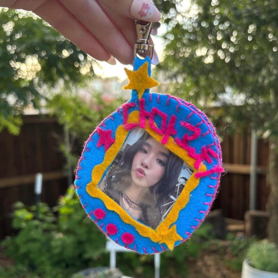 Kpop Felt Photocard PC Holder Handmade Cute Tamagotchi Aesthetic