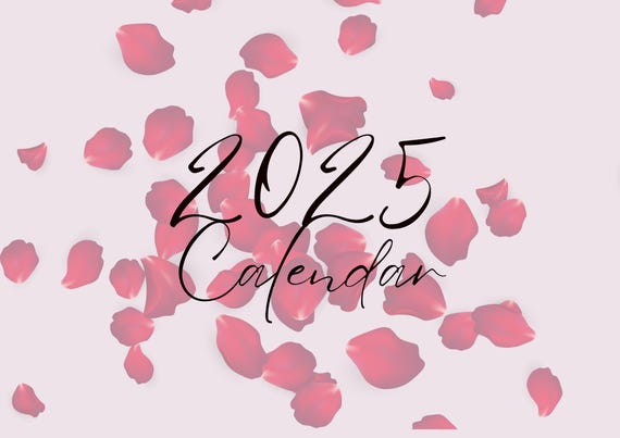 2025 Floral Digital Calender