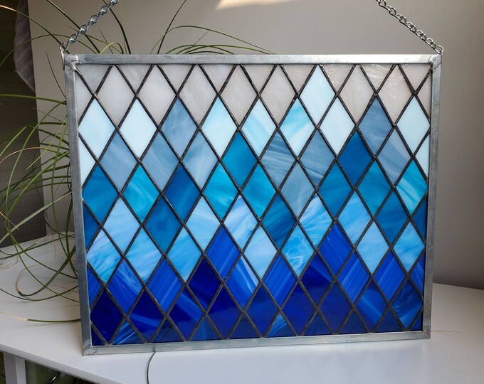 Into the Depths Stained Glass Etsy