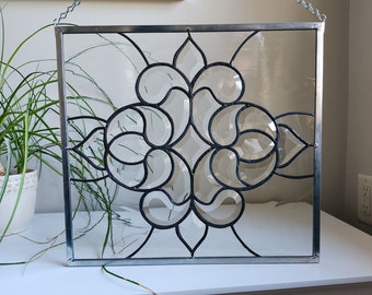 Traditional Medium Sized Stained Glass Panel - Home Decor