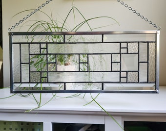 Traditional Medium Sized Stained Glass Panel - Home Decor