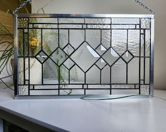Traditional Medium Sized Stained Glass Panel - Home Decor