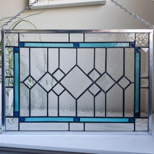 Traditional Medium Sized Stained Glass Panel - Home Decor