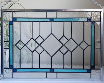 Traditional Medium Sized Stained Glass Panel - Home Decor