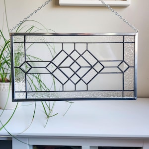 Traditional Medium Sized Stained Glass Panel - Home Decor