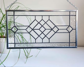 Traditional Medium Sized Stained Glass Panel - Home Decor