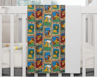Lion King zachte fleece babydeken
