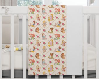 Princesses Soft Fleece Baby Blanket