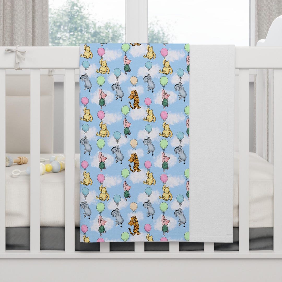 Winnie the Pooh Soft Fleece Baby Blanket - Etsy