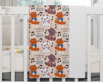 The Aristocat's Soft Fleece Baby Blanket