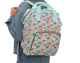 Toy Story Multifunctional Diaper Bag  Woody & Buzz Baby Backpack  Pixar Cowboy and Space Ranger Bag