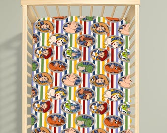 Toy Story-wieglaken – Woody Buzz-beddengoed voor babykamer, Pixar-babykamerdecor, kraamcadeau cowboy Space, genderneutraal beddengoed