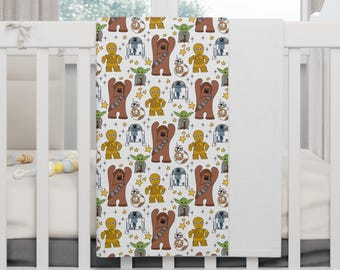 Manta de bebé de forro polar suave de Star Wars