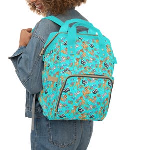 Bambi Multi-Purpose Diaper Bag Backpack – Lightweight, Durable & Spacious Baby Travel Bag with Bottle Pockets