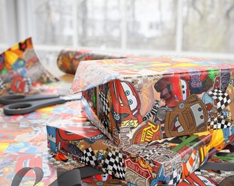 Rollen cadeaupapier Cars, 1 st