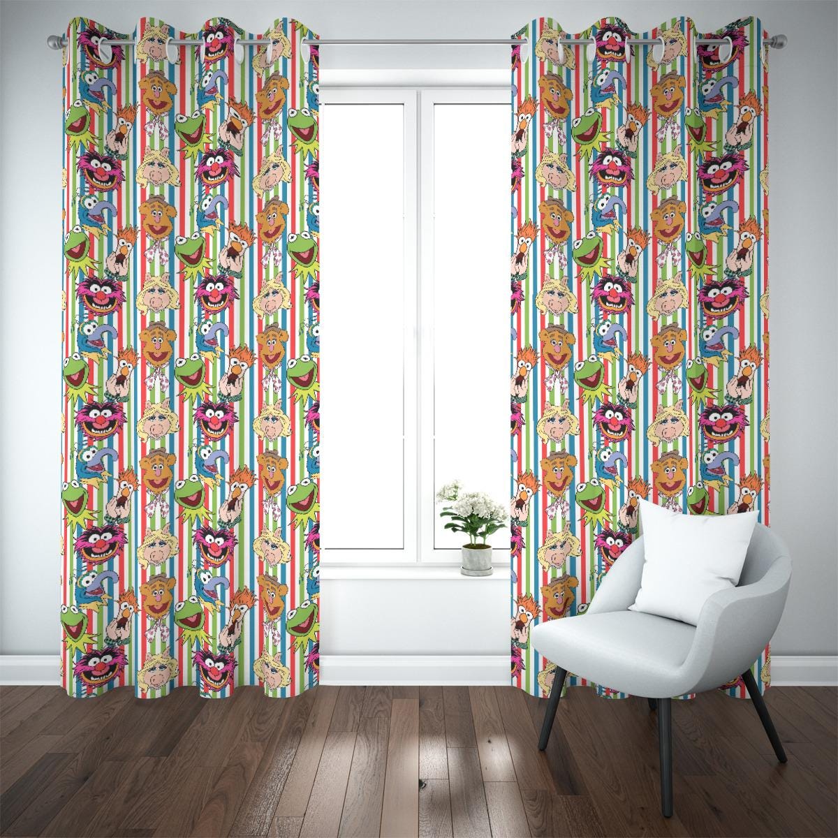 Sesame Street Curtain - Etsy