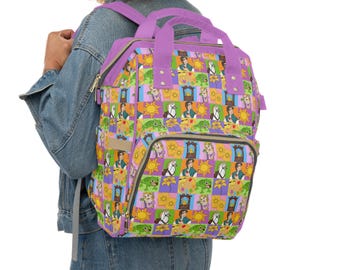 Tangled Diaper Bag, Rapunzel Baby Bag, Multifunctional Diaper Backpack, Princess Baby Shower Gift, New Mom Gift