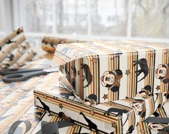 Mickey Mouse Safari Gift Wrapping Paper Rolls, 1pc