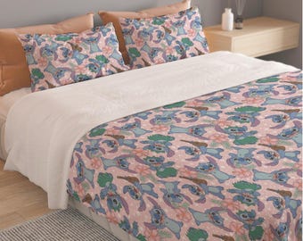 Lilo and Stitch Bedding Set – Soft, Breathable & Skin-Friendly Comfort