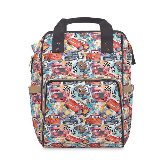 Cars Diaper Bag, Lightning Mcqueen Baby Bag, Multifunctional  display picture 3