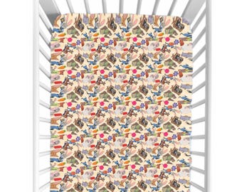 Lenzuolo per culla Zootropolis – Biancheria da letto per neonati Judy Hopps e Nick Wilde, decorazione per cameretta City Safari, regalo per baby shower Disney con animali