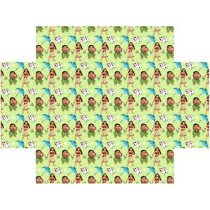 Moana Fitted Crib Sheet – Ocean Island Adventure Baby Bedding, Tropical Disney Nursery Decor image 4