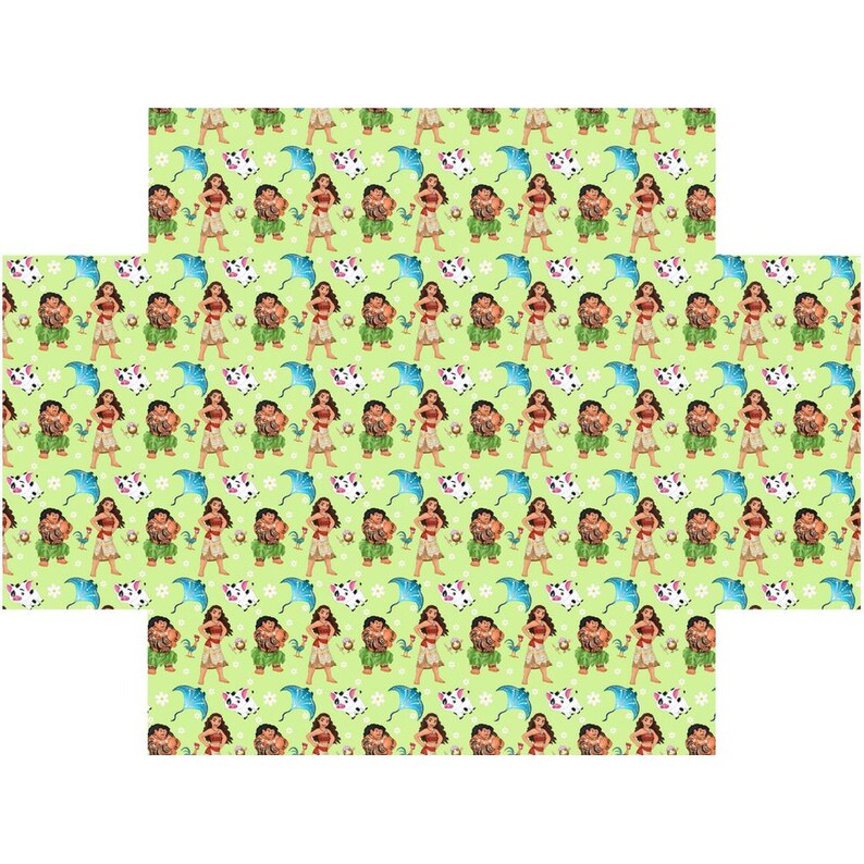 Moana Fitted Crib Sheet – Ocean Island Adventure Baby Bedding, Tropical Disney Nursery Decor image 4