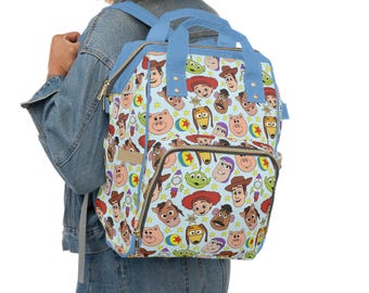 Toy Story Multi-Purpose Diaper Bag Backpack – Lightweight, Durable & Spacious Baby Travel Bag with Bottle Pockets