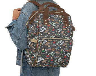 Bolsa de pañales Mickey Mouse Boy Gang, bolsa de pañales Mickey Mouse, bolsa multifuncional para bebé, regalo de Disney para baby shower, mochila para pañales, regalo para mamá primeriza