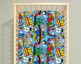 Toy Story-wieglaken – Woody Buzz-beddengoed voor babykamer, Pixar-babykamerdecor, kraamcadeau cowboy Space, genderneutraal beddengoed