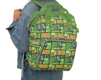 Land Before Time Multi-Purpose Diaper Bag Backpack – Lightweight, Durable & Spacious Baby Travel Bag with Bottle Pockets