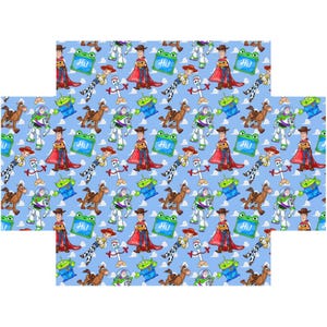 Toy Story Crib Sheet – Woody Buzz Nursery Bedding, Pixar Baby Room Decor, Cowboy Space Baby Shower Gift, Gender Neutral Bedding image 3