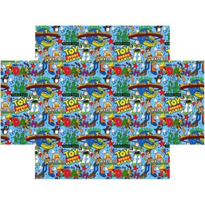 Toy Story Crib Sheet – Woody Buzz Nursery Bedding, Pixar Baby Room Decor, Cowboy Space Baby Shower Gift, Gender Neutral Bedding image 4
