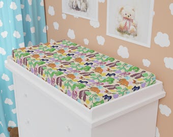 Land Before Time Changing Pad Cover • Dinosaur Baby Nursery • Littlefoot Inspired Changing Cover
