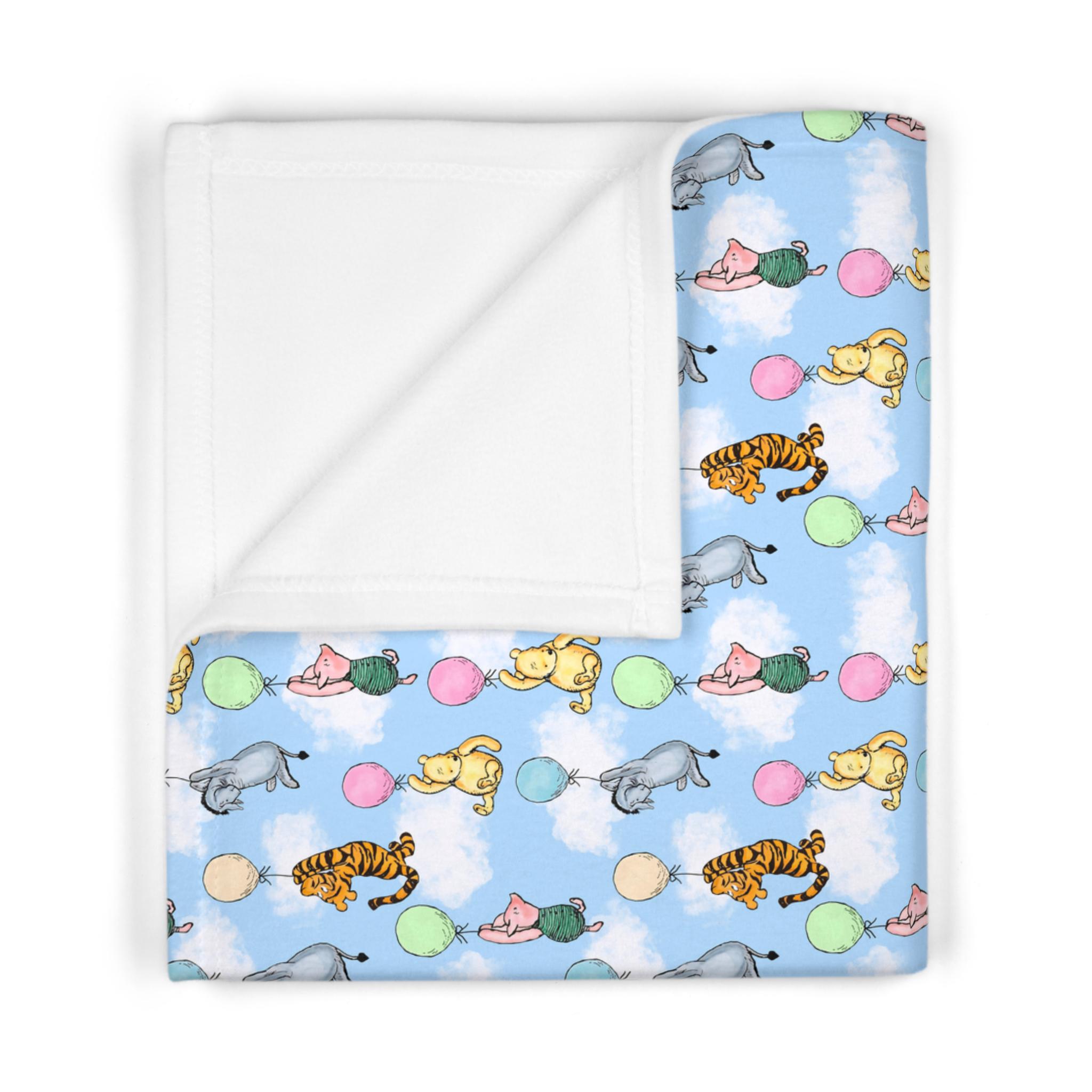 Winnie the Pooh Soft Fleece Baby Blanket - Etsy
