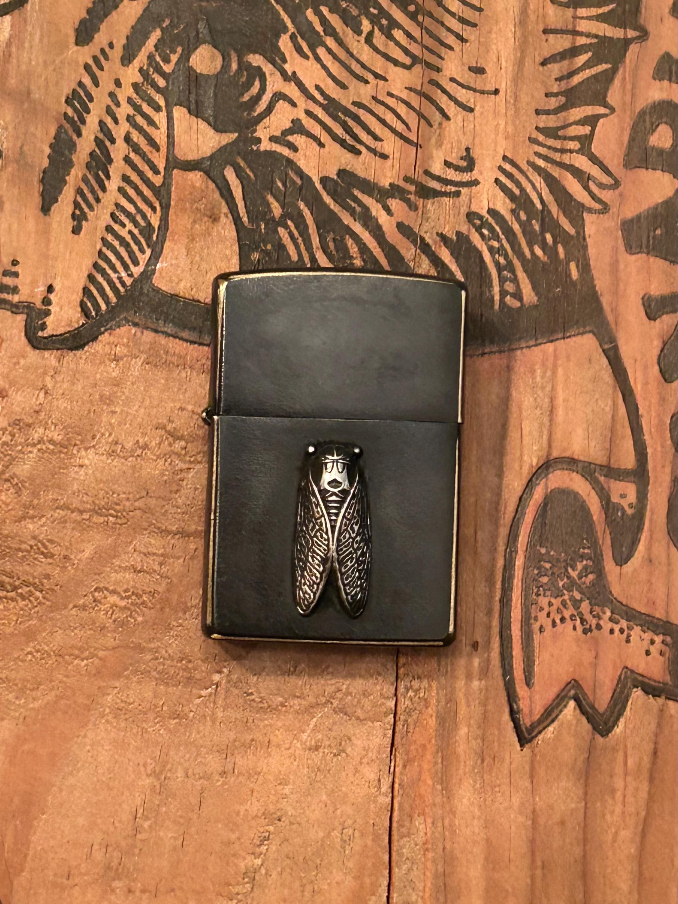 Cicada Brass Zippo - Etsy