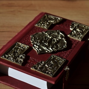 Handcrafted Holy Gospel in Elegant Leather Cover
