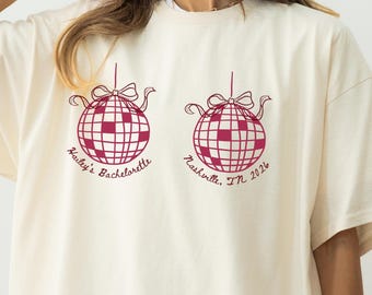 Disco Bachelorette Party Shirt, Feeling Lucky, Vegas Bachelorette Party Tee