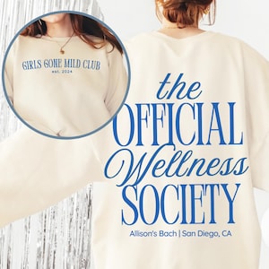 Girls Gone Mild Bachelorette Sweatshirt: Custom Comfort Colors Bridal Party
