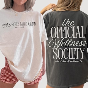 Girls Gone Mild Bachelorette T-Shirt: Spa Slumber Party Tee