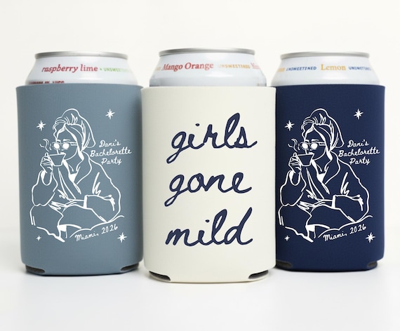 Girls Gone Mild Can Cooler: Spa Bachelorette Party Favors