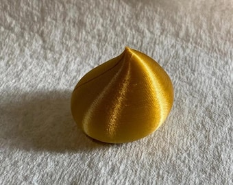 Legend of Zelda Korok Seed Decor | 3D Printed Korok Collectible | Gaming Shelf Display | Zelda Inspired Gift | Available in 1”, 2”, 3”, & 4”