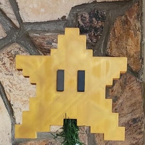 3D printed 8-Bit Star Christmas Tree Topper