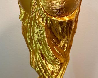 WM Pokal Replik | 3D gedruckter Fußballpokal | 4 Zoll 8 Zoll 12 Zoll Display Preis | Fußball Fan Geschenk