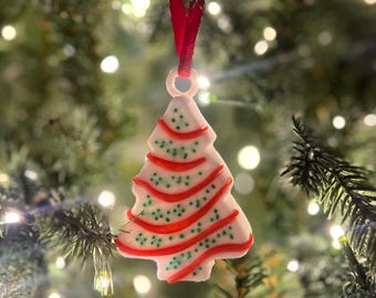 Gâteau de sapin de Noël Little Debbie Ornaments
